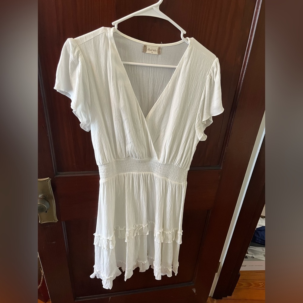 White Altard state dress